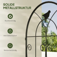 Rankgitter Rankhilfe 2er Set rostfrei für Kletterpflanzen Metall