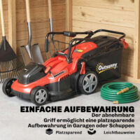 Rasenmäher Elektro mit 45L Fangkorb 800W 40cm Schnittbreite