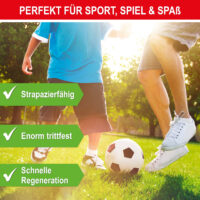 Hochwertige Grassamen-Mischung für dichten, grünen Rasen.