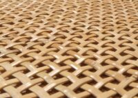 Rattan-Schuhkipper Schuhschrank 3 Kippfächer 2 Regalböden 127x120x24cm Eiche-Optik