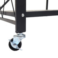 Regal JAM-J85 Standregal klappbar 4 Ebenen Stahl schwarz