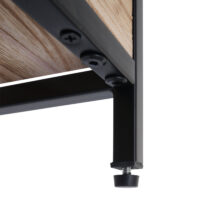 Regal JAM-K71 Standregal 90x100x35cm Holz Metall naturfarben