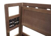 Regal JAM-K86 Standregal klappbar 110cm  Geflecht dunkelbraun