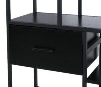 Regal Regalschrank Bücherregal Schubladen Industrial 150x81x33cm schwarz