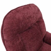 Relaxsessel Fernsehsessel Nosagfederung Polstersessel drehbar Chenille beere