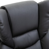 Relaxsessel mit Massagefunktion Fusshocker Liegefunktion Kunstleder