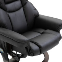 Relaxsessel mit Massagefunktion Fusshocker Liegefunktion Kunstleder