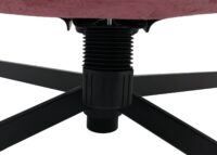 Relaxsessel mit Hocker Fernsehsessel Nosagfederung drehbar Chenille beere