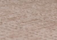 Relaxsessel Schaukelstuhl mit Hocker Chenille Öko-Tex creme dunkles Gestell