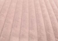 Relaxsessel Schaukelstuhl Schwingstuhl mit Hocker Cord Öko-Tex rosa Gestell dunkel