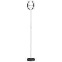RGB Stehlampe dimmbar mehrfarbig drehbar schwarz
