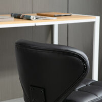 Ein 2er-Set höhenverstellbarer Rollhocker in Dunkelgrau.