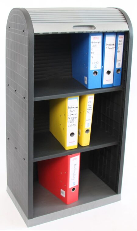 Rollladenschrank Büro Jalousieschrank Kunststoff 120x58x38cm