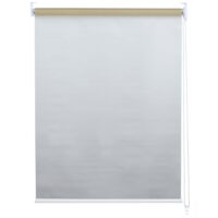 Rollo Fensterrollo Seitenzugrollo blickdicht Verdunkelung 70x230cm beige