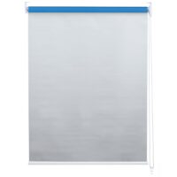 Rollo Fensterrollo Seitenzugrollo blickdicht Verdunkelung 110x230cm blau