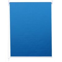 Rollo Fensterrollo Seitenzugrollo blickdicht Verdunkelung 70x230cm blau