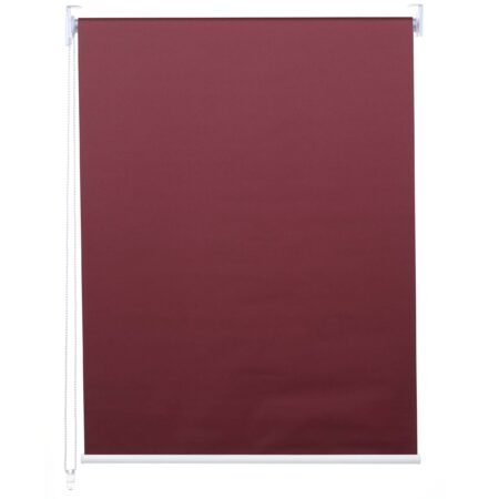 Rollo Fensterrollo Seitenzugrollo blickdicht Verdunkelung 40x160cm bordeaux