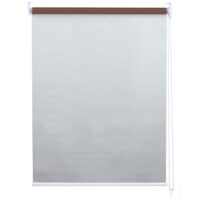 Rollo Fensterrollo Seitenzugrollo blickdicht Verdunkelung 40x160cm braun