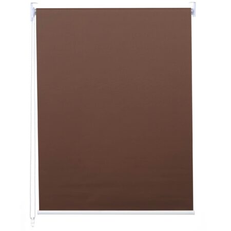 Rollo Fensterrollo Seitenzugrollo blickdicht Verdunkelung 70x230cm braun