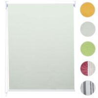 Rollo Fensterrollo Seitenzugrollo blickdicht Verdunkelung 40x160cm creme