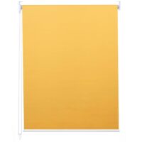 Rollo Fensterrollo Seitenzugrollo blickdicht Verdunkelung 40x160cm gelb