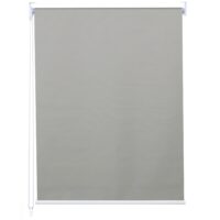 Rollo Fensterrollo Seitenzugrollo blickdicht Verdunkelung 40x160cm grau