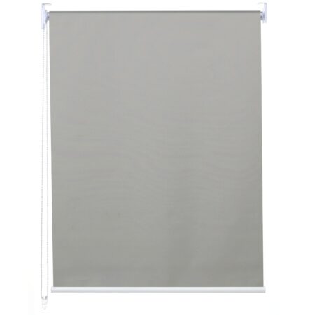 Rollo Fensterrollo Seitenzugrollo blickdicht Verdunkelung 40x160cm grau