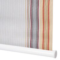 Rollo Fensterrollo Seitenzugrollo blickdicht Verdunkelung 120x230cm grau/braun/orange