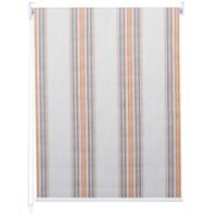 Rollo Fensterrollo Seitenzugrollo blickdicht Verdunkelung 40x160cm grau/braun/orange