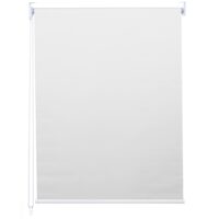 Rollo Fensterrollo Seitenzugrollo blickdicht Verdunkelung 40x160cm weiss