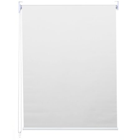Rollo Fensterrollo Seitenzugrollo blickdicht Verdunkelung 80x160cm weiss