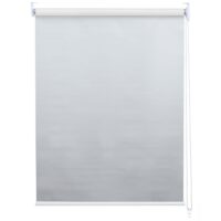 Rollo Fensterrollo Seitenzugrollo blickdicht Verdunkelung 80x160cm weiss