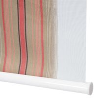Rollo Fensterrollo Seitenzugrollo blickdicht Verdunkelung 40x160cm weiss/rot/beige