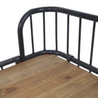 Rollwagen Servierwagen Tanne Massivholz Vintage 84x98x36cm