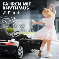Kinderauto elektrisch RUF GT ferngesteuert 3-5 Jahre schwarz