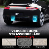 Kinderauto elektrisch RUF GT ferngesteuert 3-5 Jahre schwarz