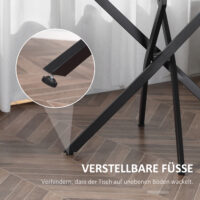 Runder Beistelltisch Couchtisch aus Glas Schwarz