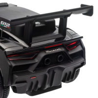 Schwarzes Bobby Car Rutschauto mit Stauraum unter dem Sitz und Hupe, ideal für Kinder von 1.5-5 Jahren. Ein Klassiker für die ersten Fahrten.