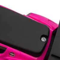 Rosa Bobby Car Rutschauto mit Stauraum unter dem Sitz und Musikfunktion, ideal für Kinder von 1.5-5 Jahren. Bringt extra Spass bei jeder Fahrt.