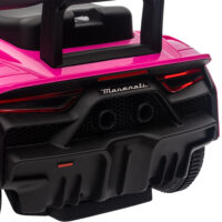 Rosa Bobby Car Rutschauto mit Stauraum unter dem Sitz und Musikfunktion, ideal für Kinder von 1.5-5 Jahren. Bringt extra Spass bei jeder Fahrt.