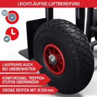 Robuste Sackkarre, klappbar und belastbar bis 200kg für Transportarbeiten.