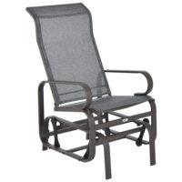 Schaukelstuhl Relaxstuhl für Garten Terrasse Balkon Outdoor Metall