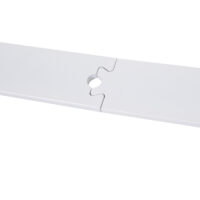 Gleitschienen-Bausatz Schiebetür Laufschiene Bausatz leise 183cm weiss