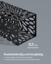 Schirmständer Regenschirmständer Stahl Schwarz.