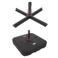 Schirmständer XXL Ampelschirmständer Marktschirmständer rollbar befüllbar 180kg