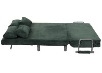 Schlafsessel Klappsessel Schlafsofa Gästebett Liegefläche 190x100cm Cord grün
