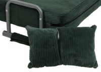 Schlafsessel Klappsessel Schlafsofa Gästebett Liegefläche 190x100cm Cord grün