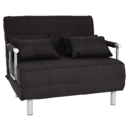 Schlafsessel Klappsessel Schlafsofa Gästebett Liegefläche 186x97cm schwarz
