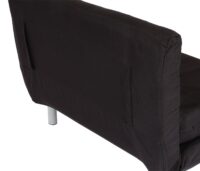 Schlafsessel Klappsessel Schlafsofa Gästebett Liegefläche 186x97cm schwarz