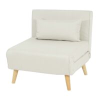Schlafsessel Schlafsofa Funktionssessel Klappsessel Relaxsessel creme-beige